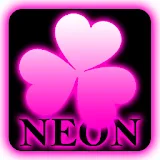 Pink Neon theme Go Launcher EX icon
