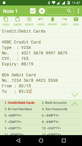Safe Notes Pro Screen 3