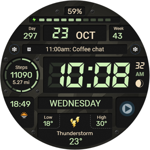 WFP 129 Military watch face screenshot 33