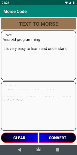 Morse Code Screen 3