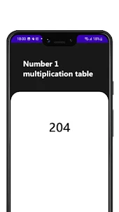 multiplier table numbre five