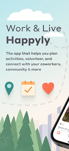Android application Happyly: Plan, Connect, & More screenshort