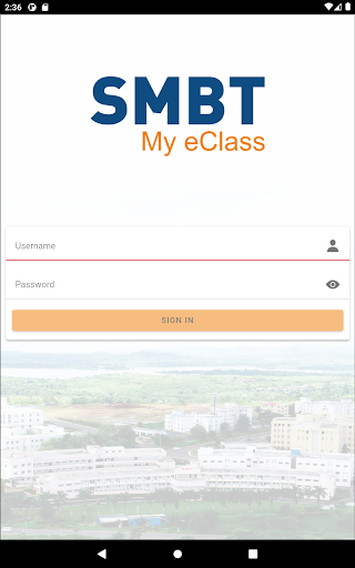 Android application SMBT My eClass screenshort