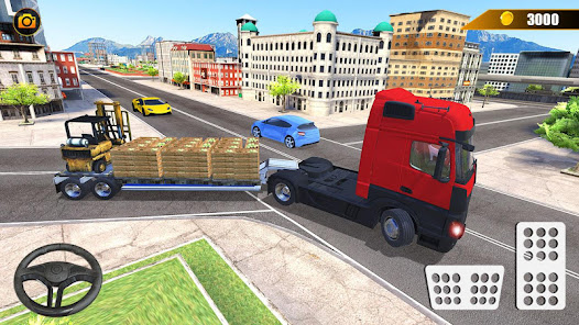Screenshot 4 simulador de camiones reparto android