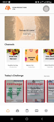 Android application ECWA Productions (EPL) screenshort