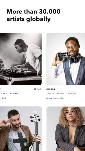 Cueup: Musicians, Bands, DJs Screen 3