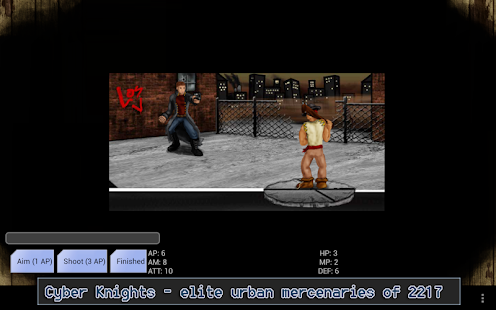 Captura de tela do Cyber ​​​​Knights RPG Elite