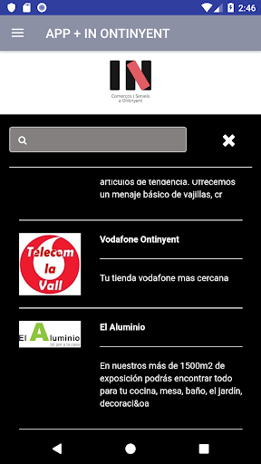 APP + IN ONTINYENT Screen 3