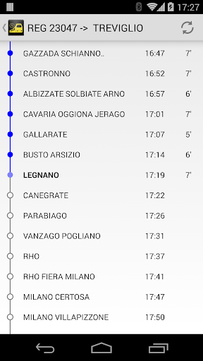 Italy railway stations Screen 2