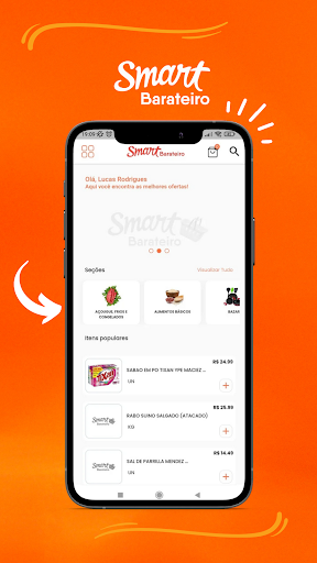 Android application Smart Barateiro screenshort