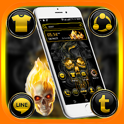 Icon image Gold Skull Launcher Theme