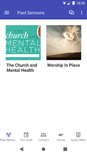 Android application Trinity UMC Bloomfield screenshort