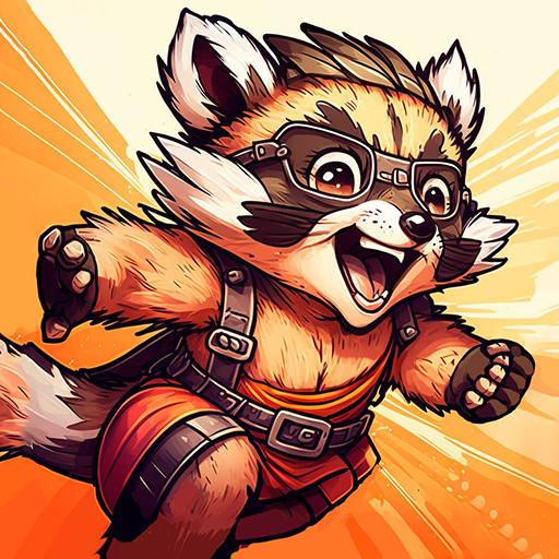 Raccoon mania logo