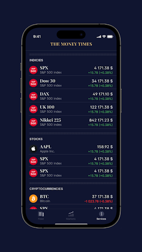 The Money Times Screen 2