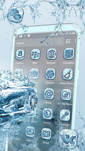 Water Car Launcher Theme Screen 2