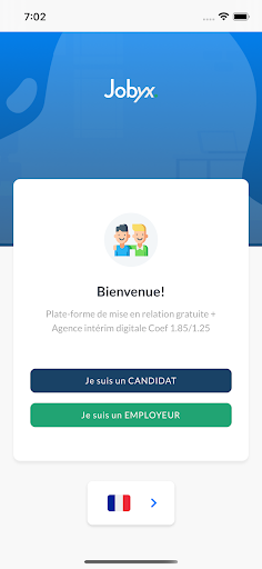 Android application Jobyx screenshort