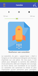 Aperçu de l'application