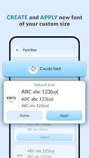 Bigger Mobile Fonts Screenshot