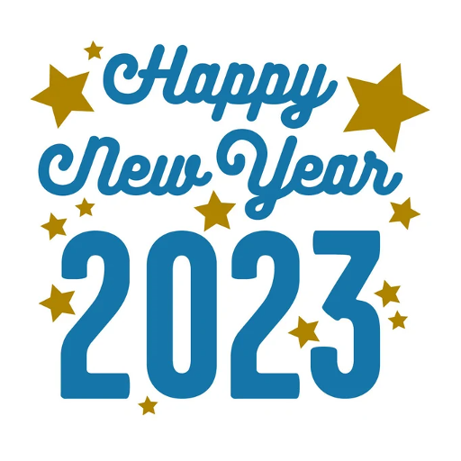 Happy New Year 2023 logo