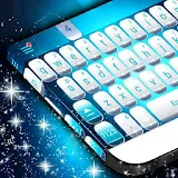 Blue White Keyboard Theme icon