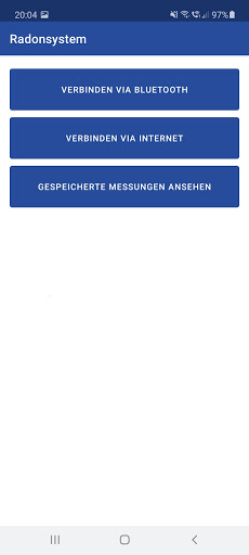 Radonsystem Screen 2