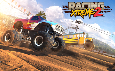 Corrida de carros Monster Truck para 2 jogadores em COQUINHOS