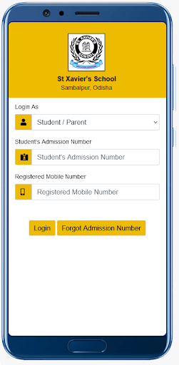 Android application St Xavier's School (Sambalpur) screenshort