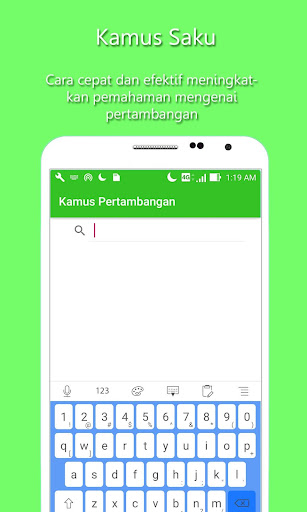 Android application Kamus Pertambangan screenshort