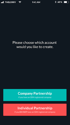 TheLorry - Partner App  screenshots 1