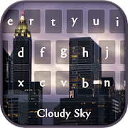Cloudy Sky Live Keyboard Theme