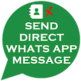 Send Whats App Direct Message without save contact icon