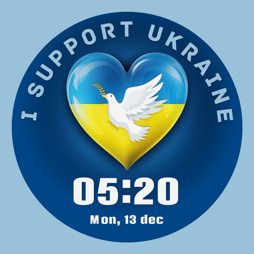 Ukraine Flag & Pride Watchface logo