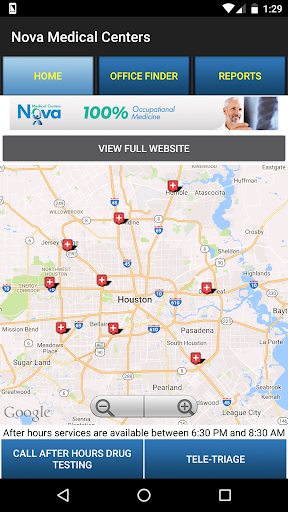 Android application NovaMC (Nova Medical Centers) screenshort