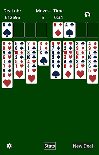 Android application Open FreeCell screenshort