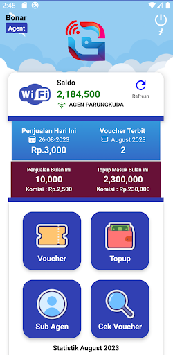 Android application Gancangnet screenshort