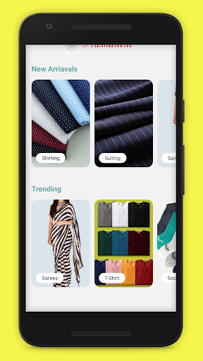 Android application Prashanthi Uniforms screenshort