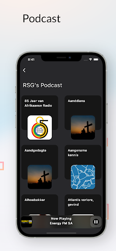 RSG-Afrikaans Radio Stations Screen 2