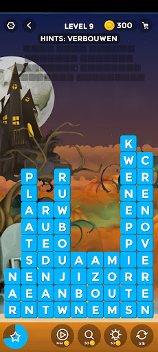 Android application Woordspel Nederlandse woorden screenshort