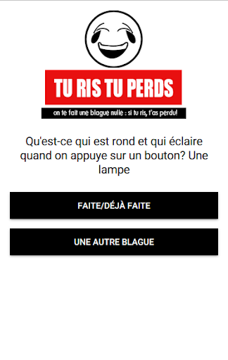 Android application Tu ris tu perds (Dad Jokes De screenshort