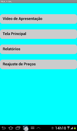 Android application CALCesquadrias screenshort