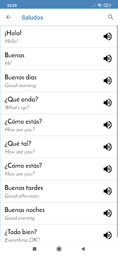 LALA: Learn Spanish! FL-UNC Screen 3