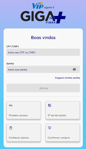 Central do Assinante VIP Screen 2