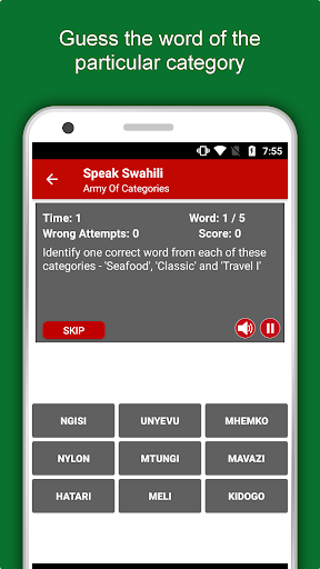 Screenshot of Learn Swahili Language Offline