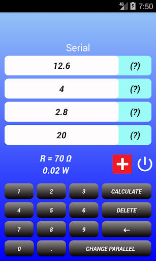 Led Resistor Calculator Screen 2