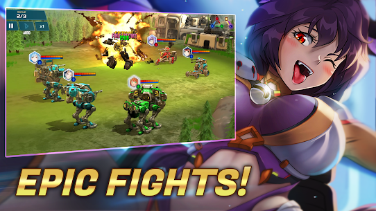 Epic Mecha Girls: Anime RPG Apk Mod for Android [Unlimited Coins/Gems] 5