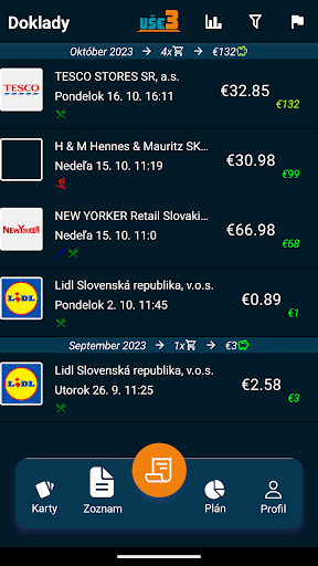 UŠE3 Screen 3