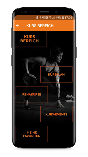 Android application Sportpark Laupheim. screenshort