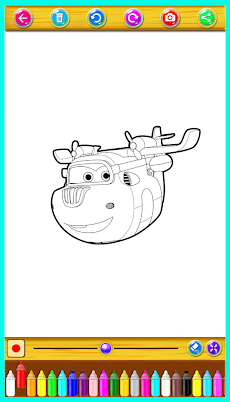 super wings coloring bookのおすすめ画像1