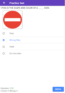 Practice Test USA & Road Signs 2.1.2 Screenshots 17
