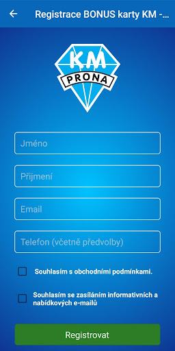 Moje KM-PRONA Screen 3